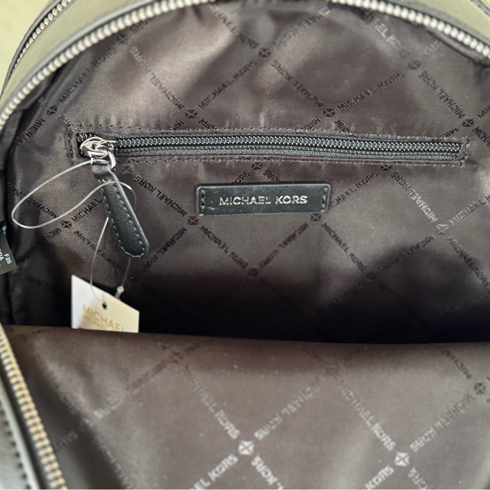 Michael Kors Jaycee Medium Backpack MK Ombre Black Multi - Picture 9 of 14